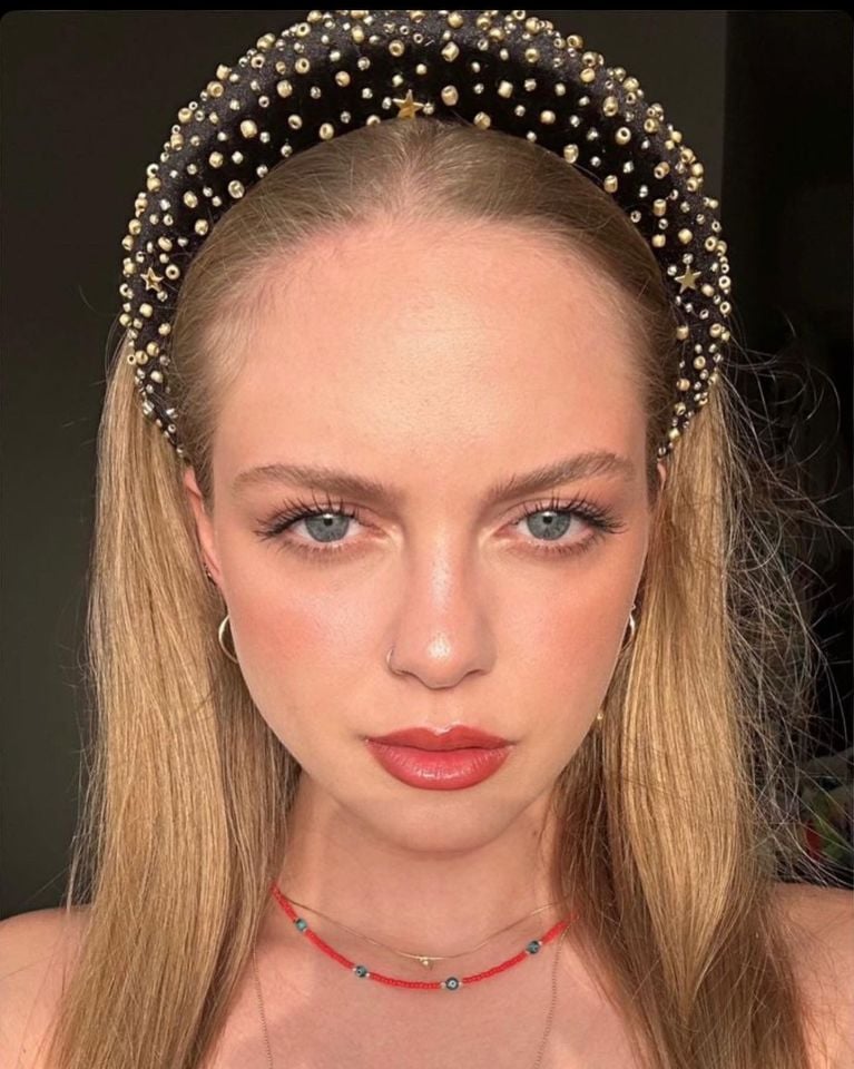Crown with Silk Velvet Earrings