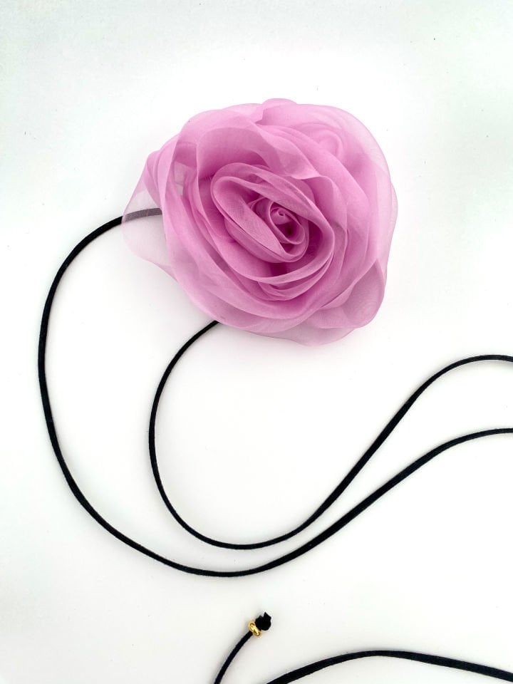 Rose Badge Choker