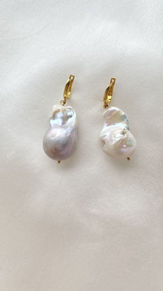 PEARL TEXTURED EARRINGS