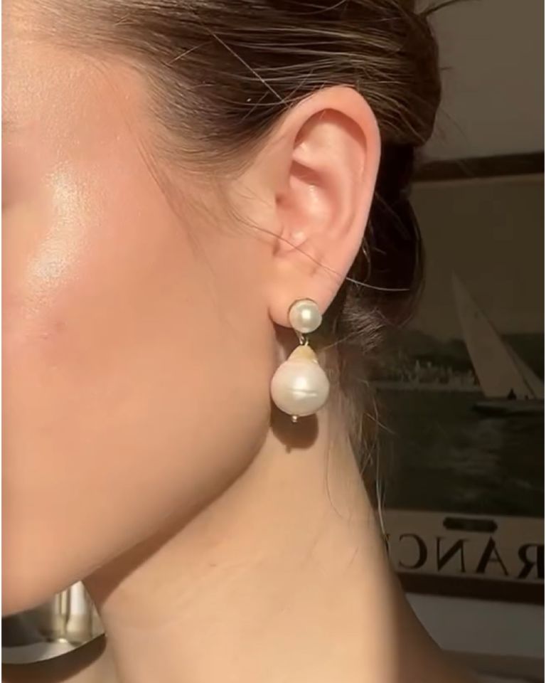 Baroque Pearl Earrings