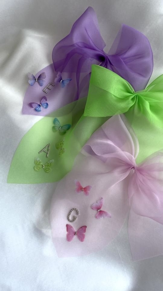 Butterfly Monogram Fiyıonk