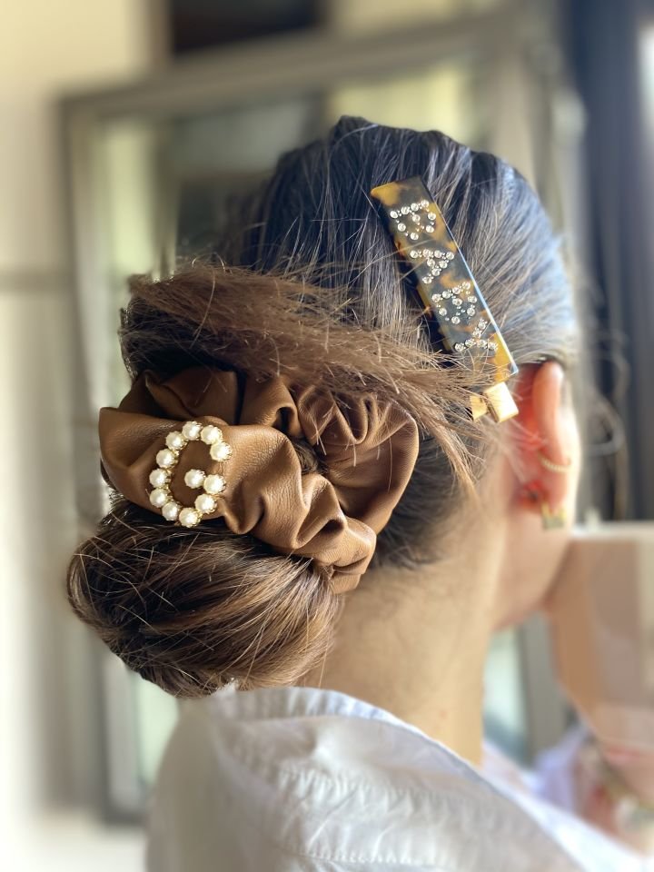 Monogram Scrunchie