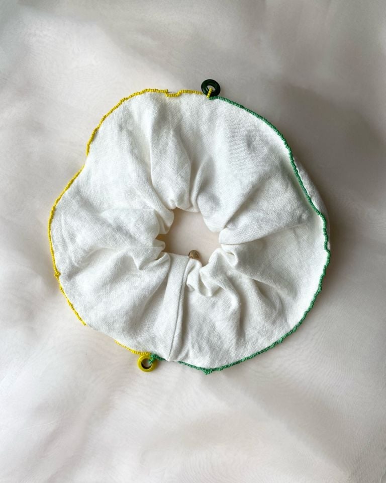 Boncuk İşlemeli Scrunchie