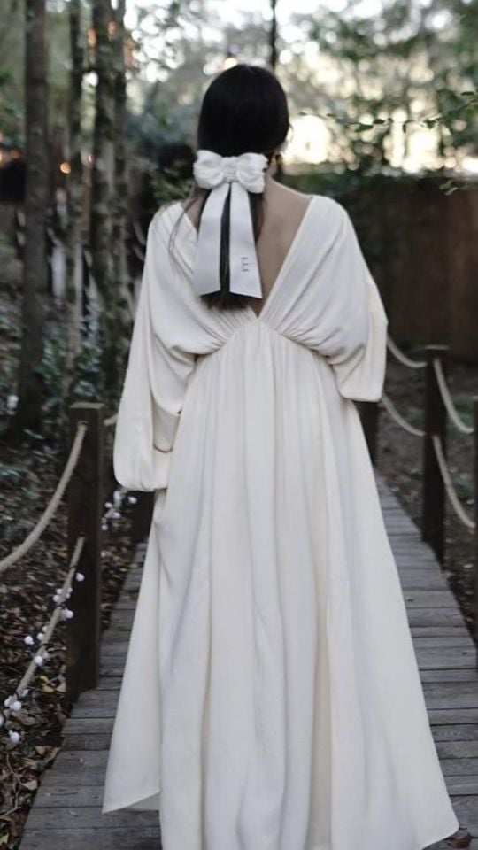 Monogram İşlemeli Fiyonk