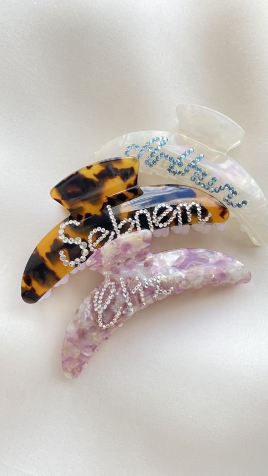Personalized Hair Clips