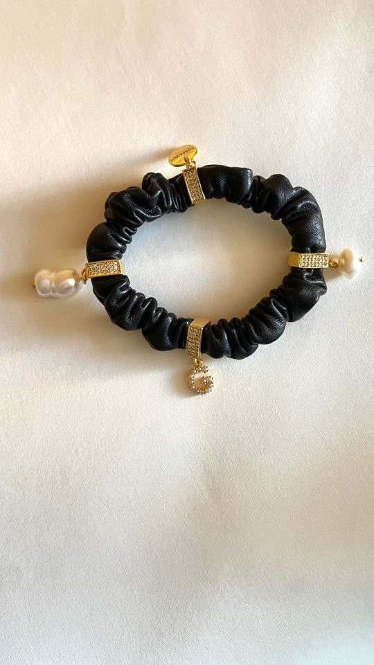 Monogram Deri Scrunchies