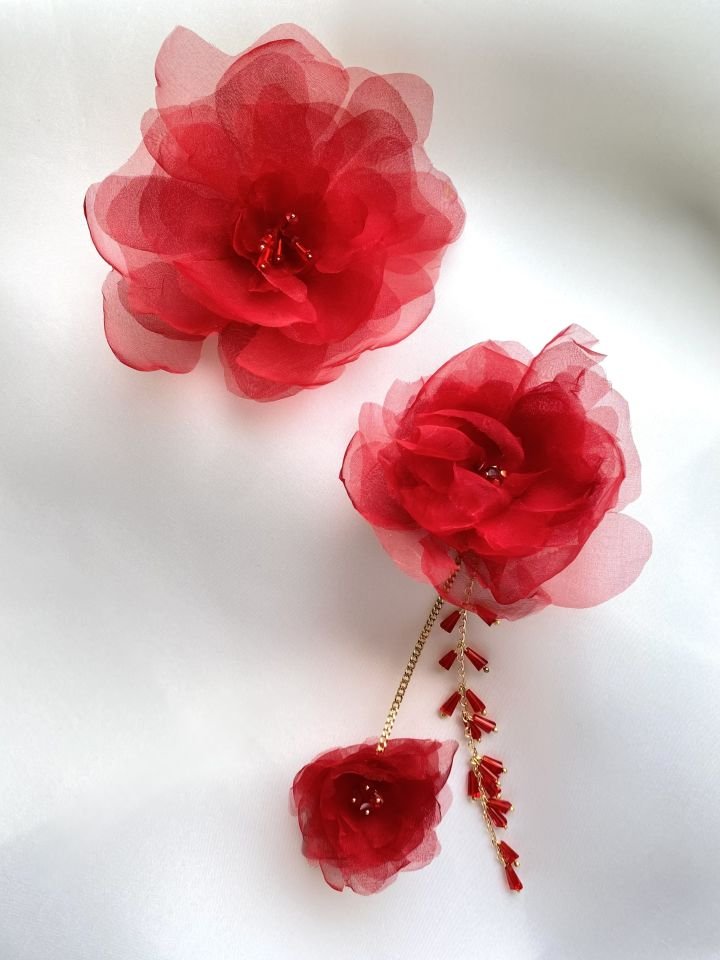 Carmen Pin ve Küpe Seti