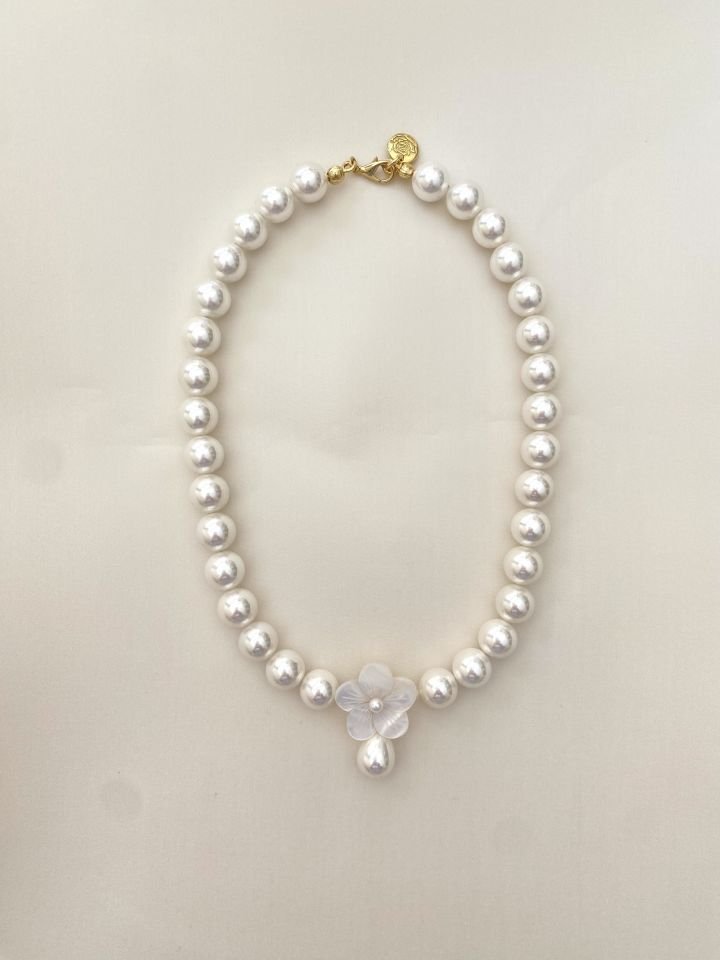 Çiçek İnci Kolye